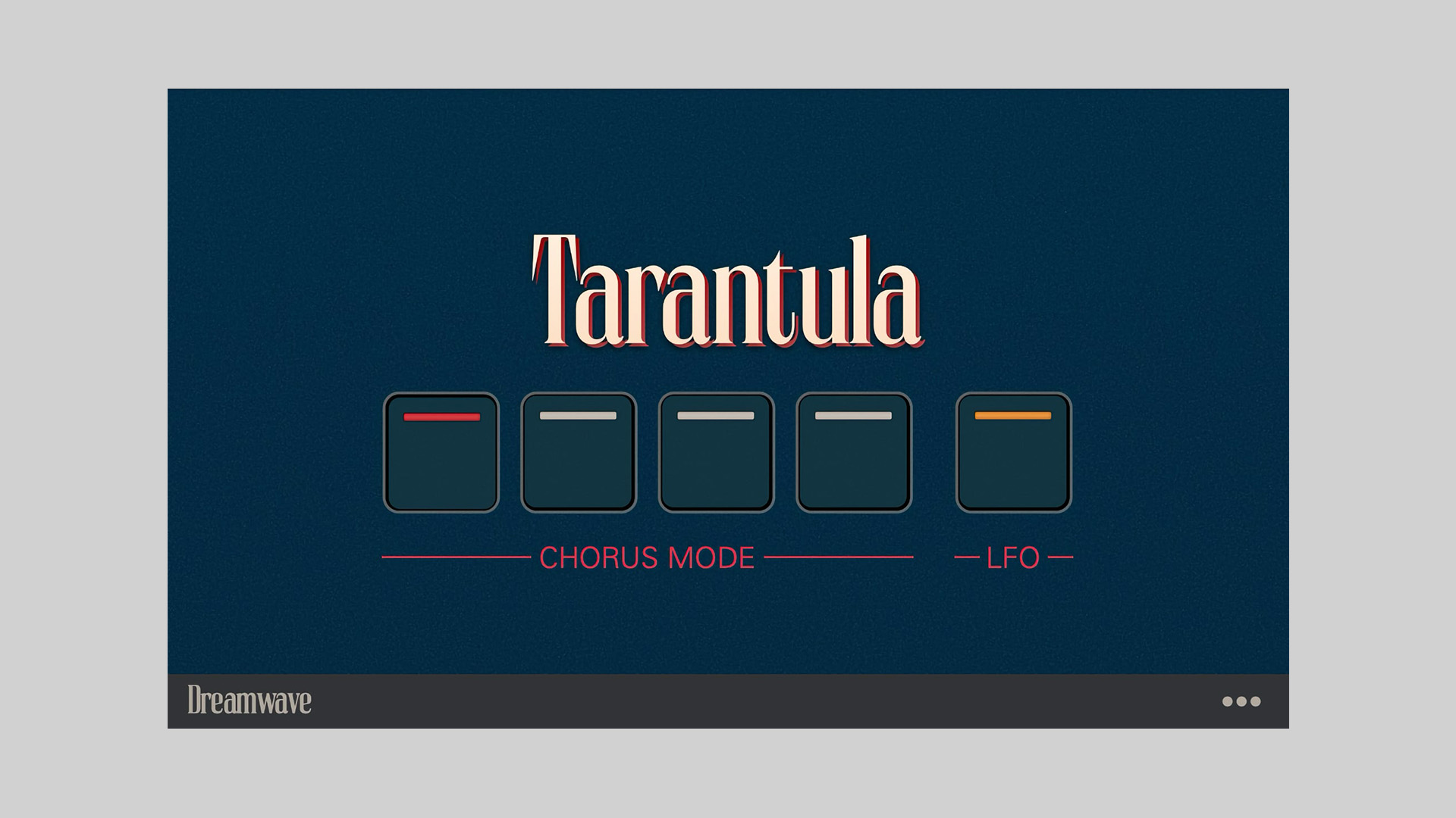 Dreamwave Releases Tarantula Free Stereo Chorus Plugin