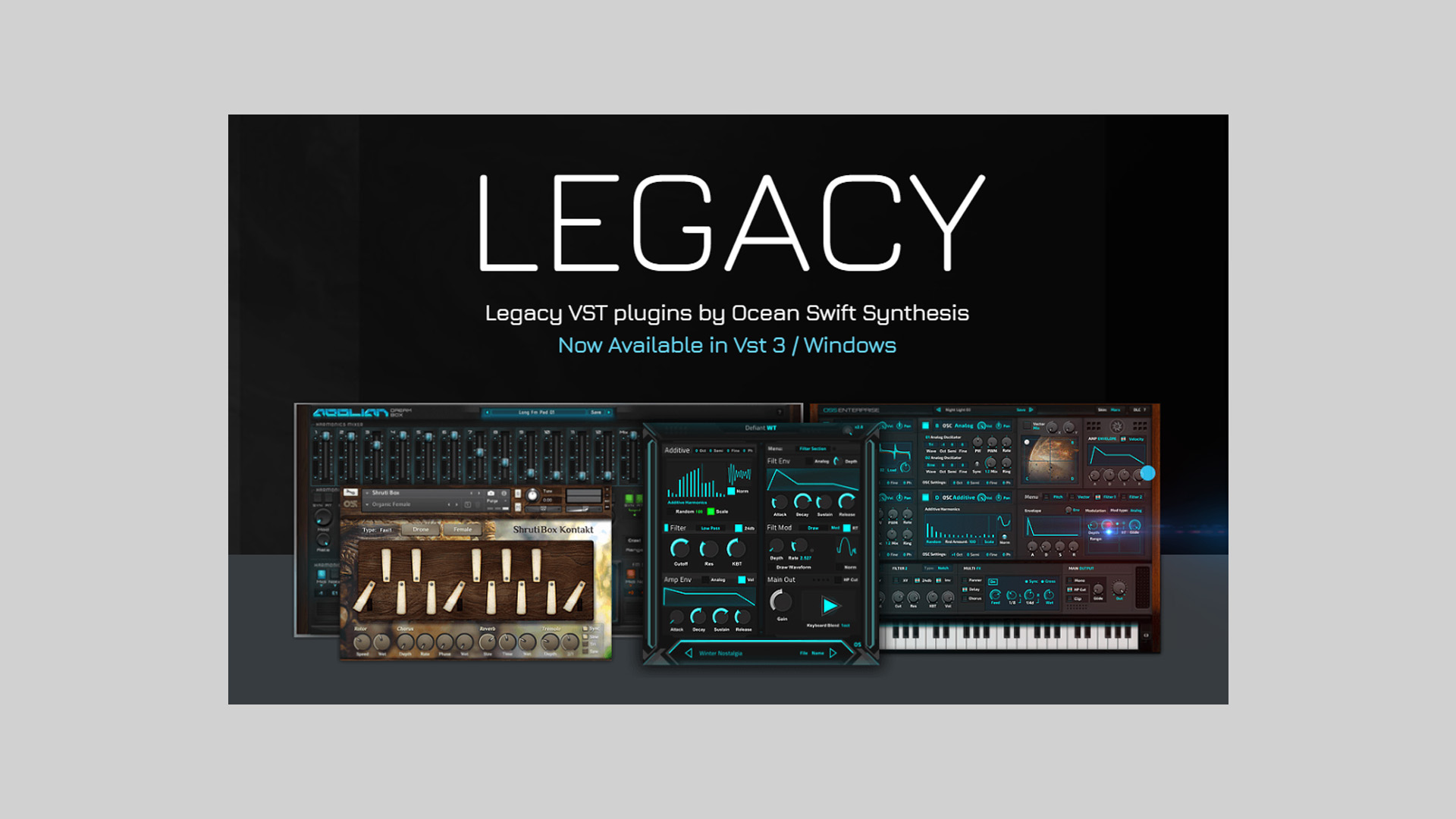 Ocean Swift Releases Legacy Pack One – Free VST3 Plugins