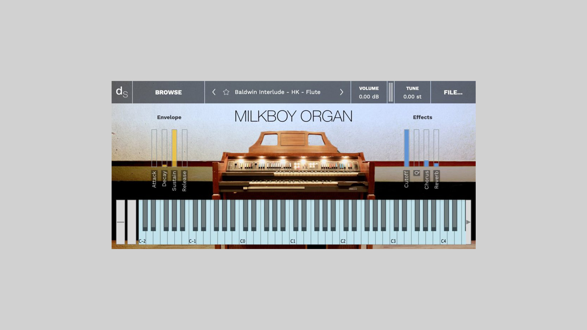 Free Milkboy’s Baldwin “Fun Machine” Organ for Decent Sampler Released