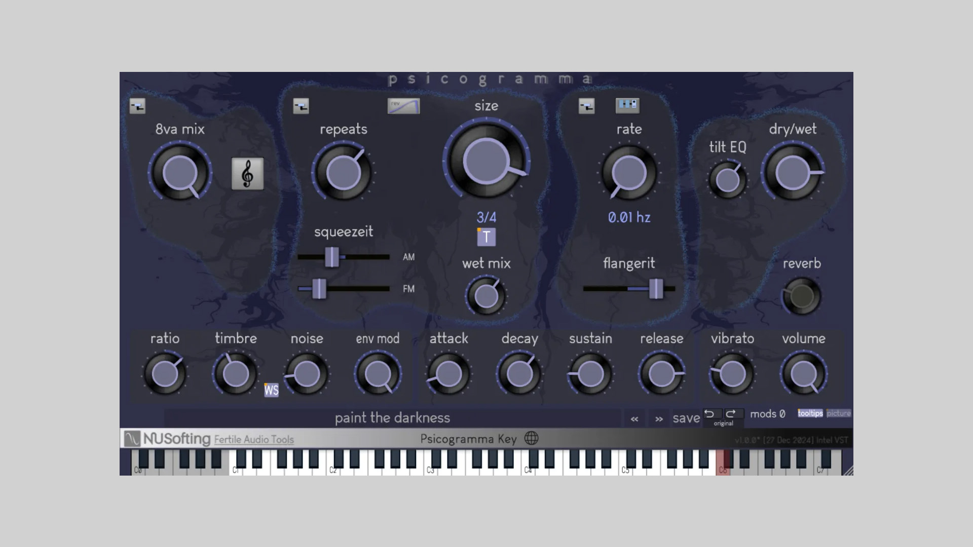 NUSofting Releases Psicogramma Key – Free Synthesizer Plugin