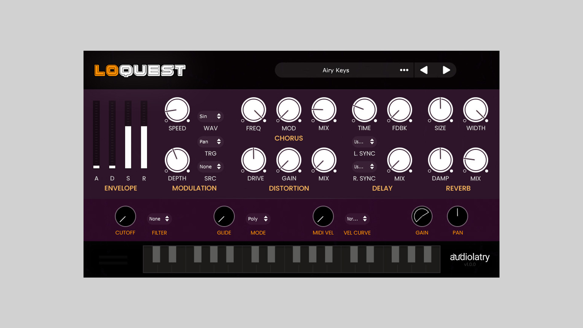 Audiolatry Updates the Free LoQuest Plugin: Now With 33 Presets!
