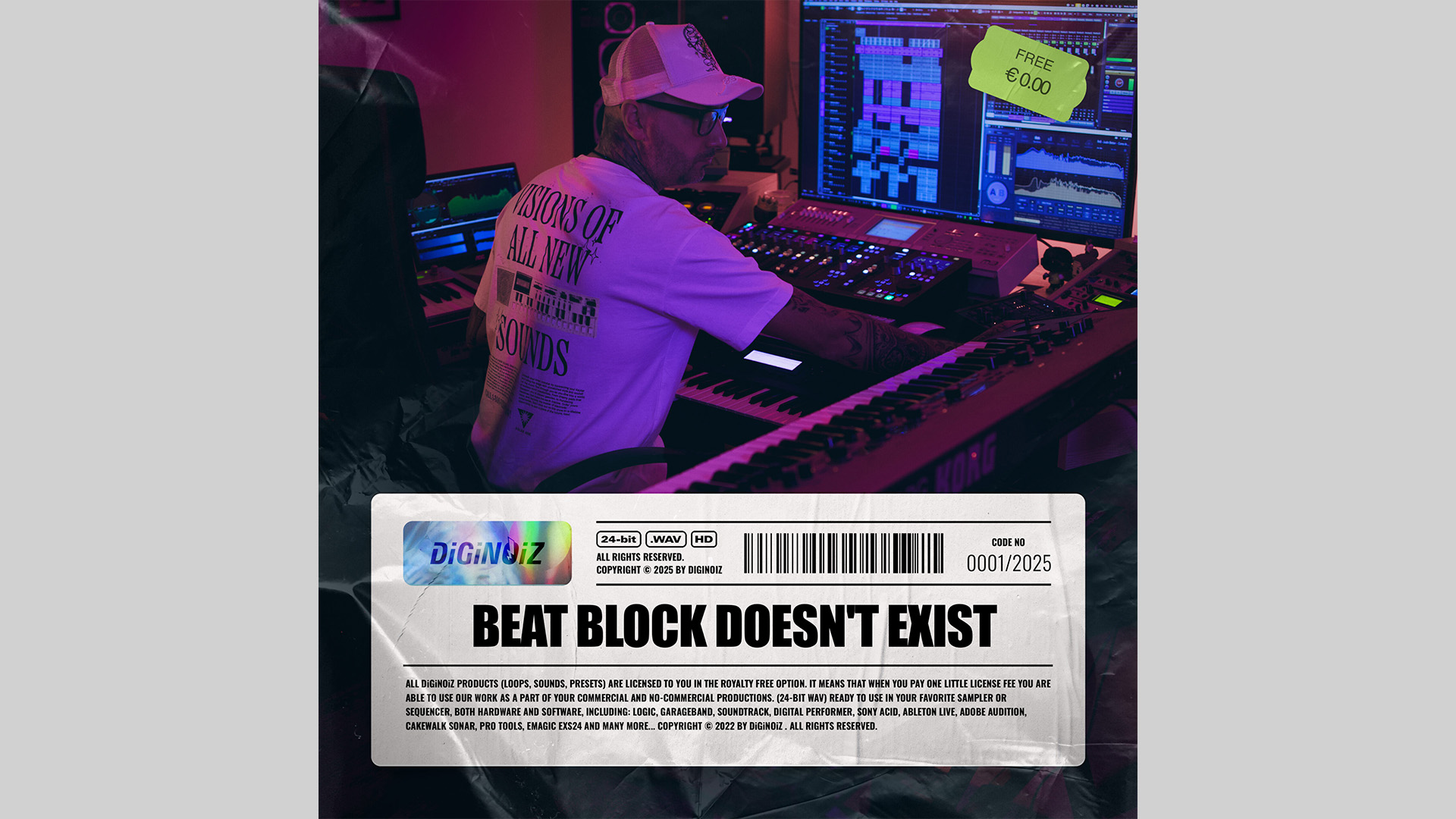 Diginoiz Releases Free Sample Pack for Music Inspiration – Beat Block Doesn’t Exist