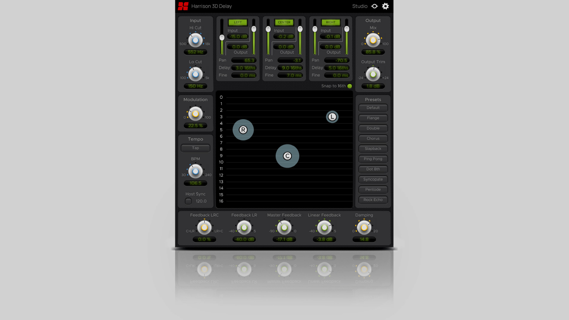 Harrison Releases Harrison 3D Delay Free Stereo Delay Plugin