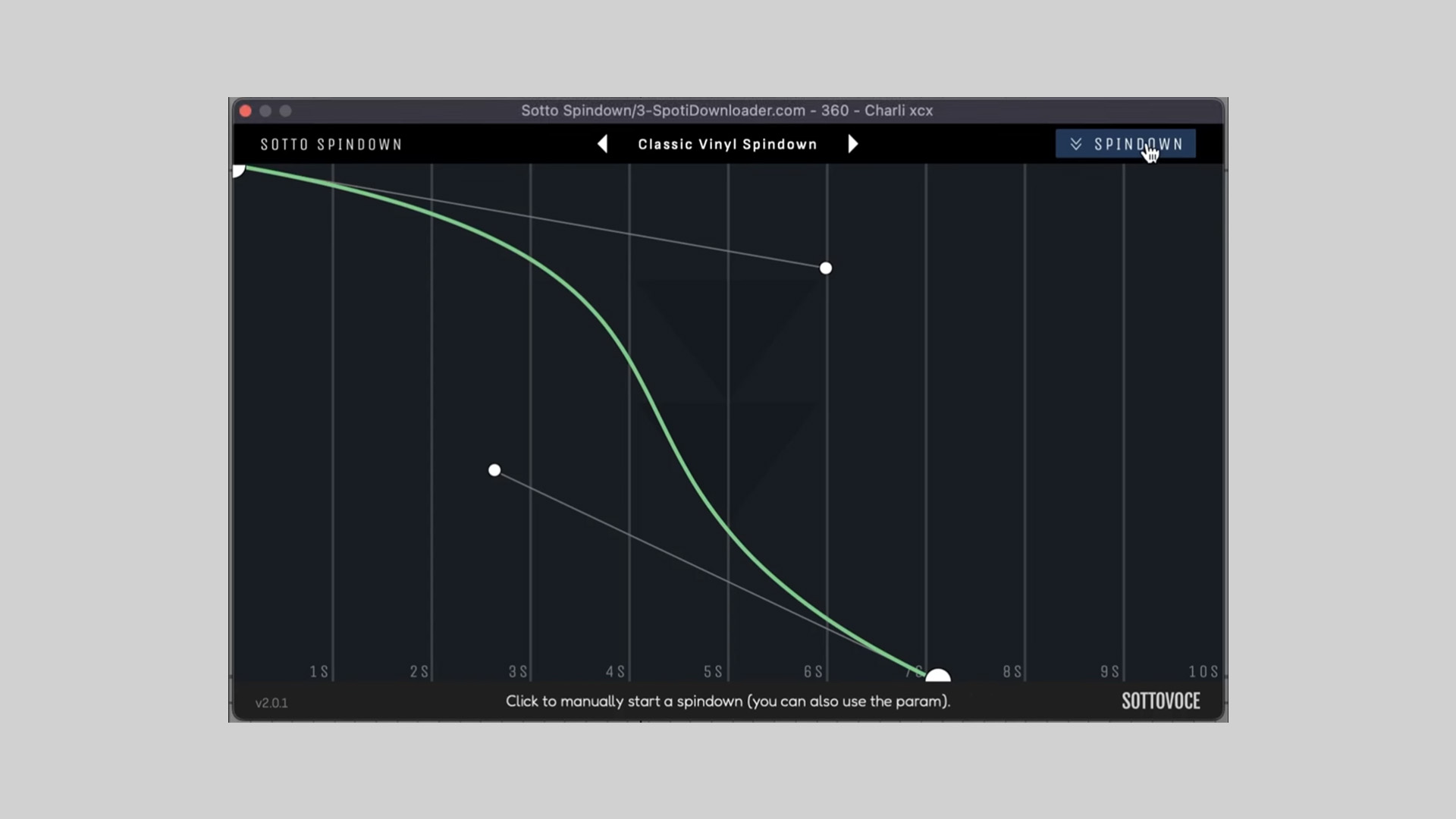 Sottovoce DSP Releases Sotto Spindown Free Vinyl Slowdown Plugin