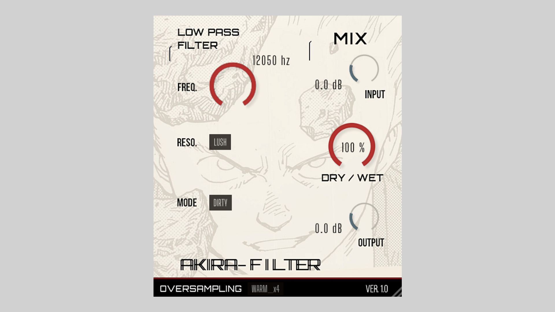Smaolab Releases Akira-Filter Free Lowpass Filter Plugin