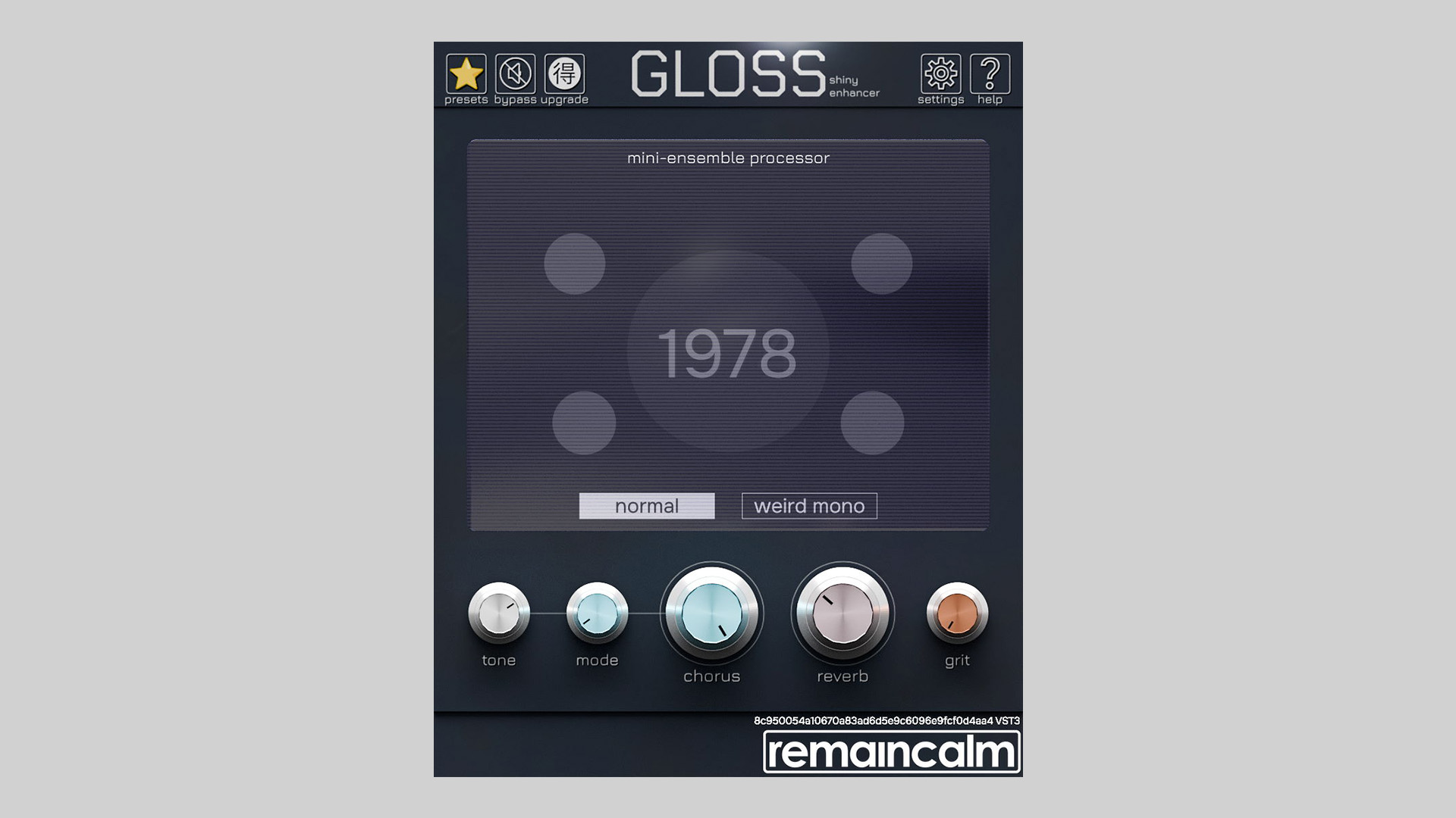 remaincalm Releases Gloss: Free Tiny Enhancer Plugin