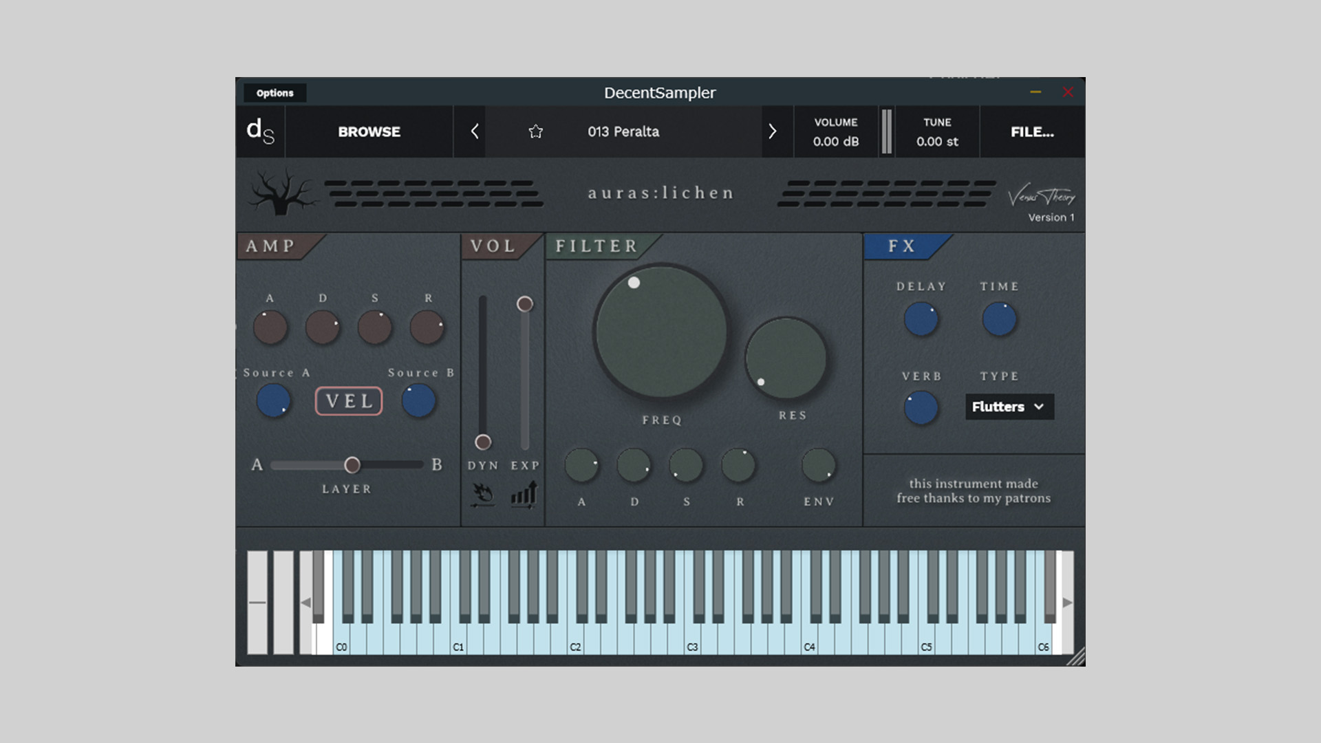 Venus Theory Releases Auras:Lichen Free Decent Sampler Library
