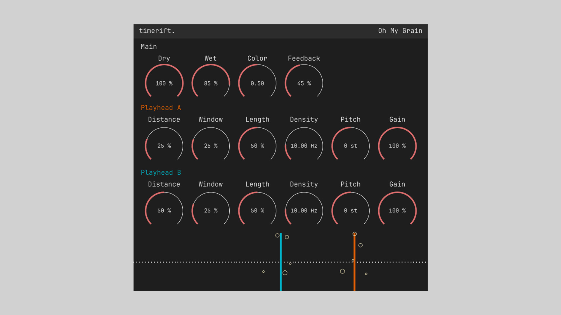 Timerift Audio Releases Oh My Grain – Free Granular Texture Plugin (VST3)