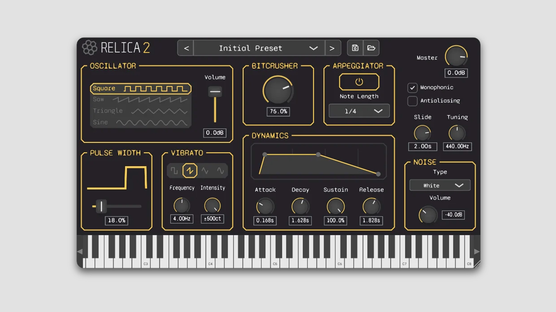 Hivetune Releases Relica 2 Free 8-Bit Synthesizer Plugin